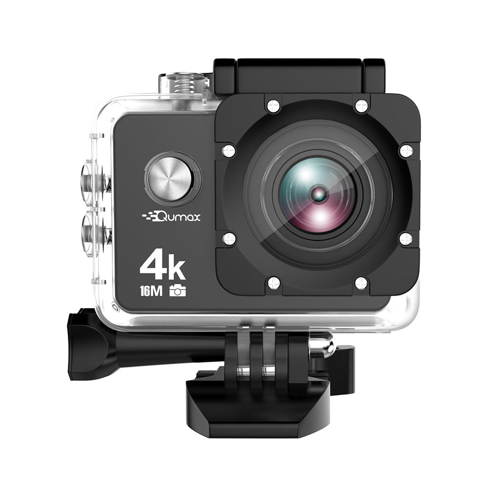 Qumax 4K Action Camera met Accessoires